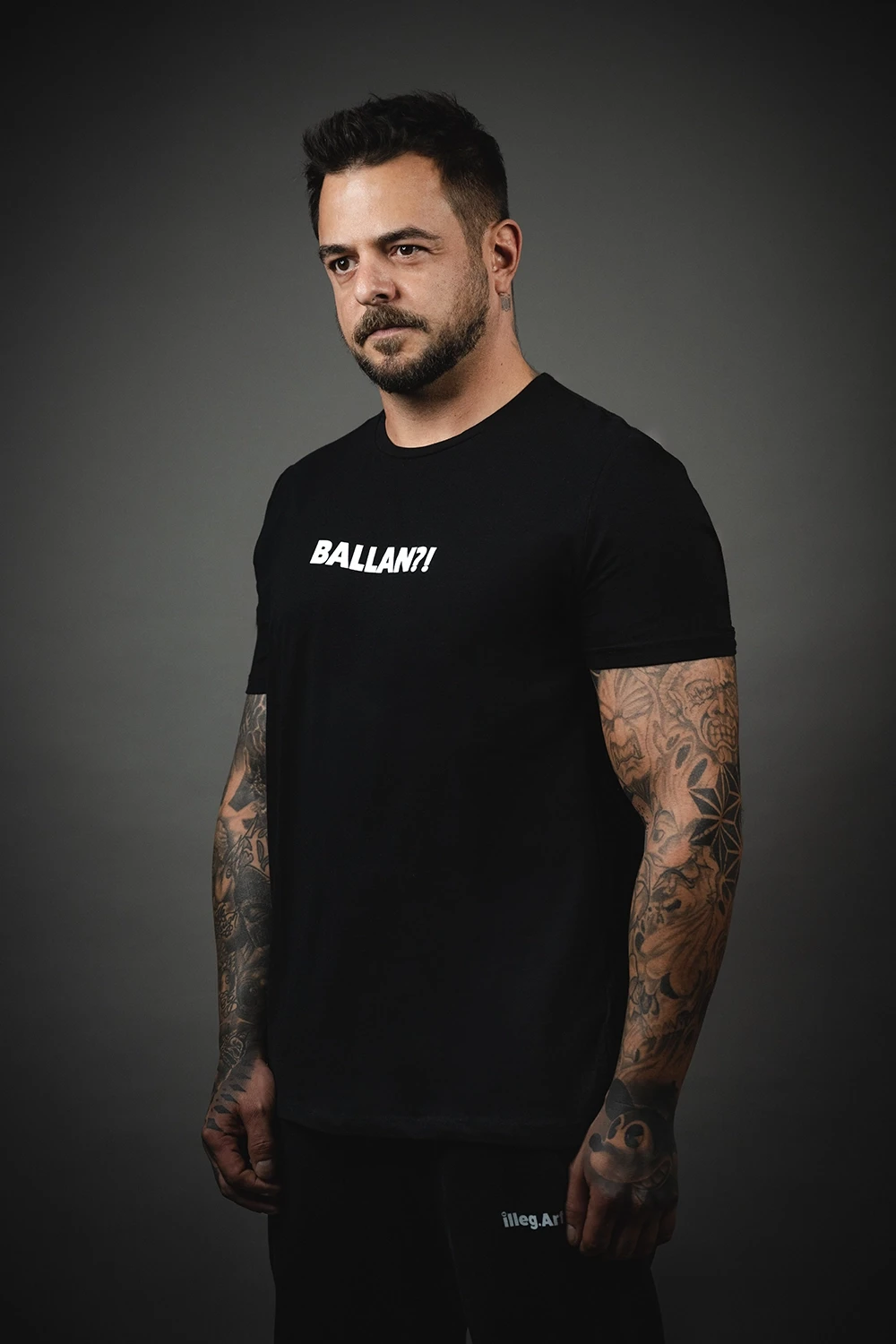 Männer T-Shirt Ballan?! black 2