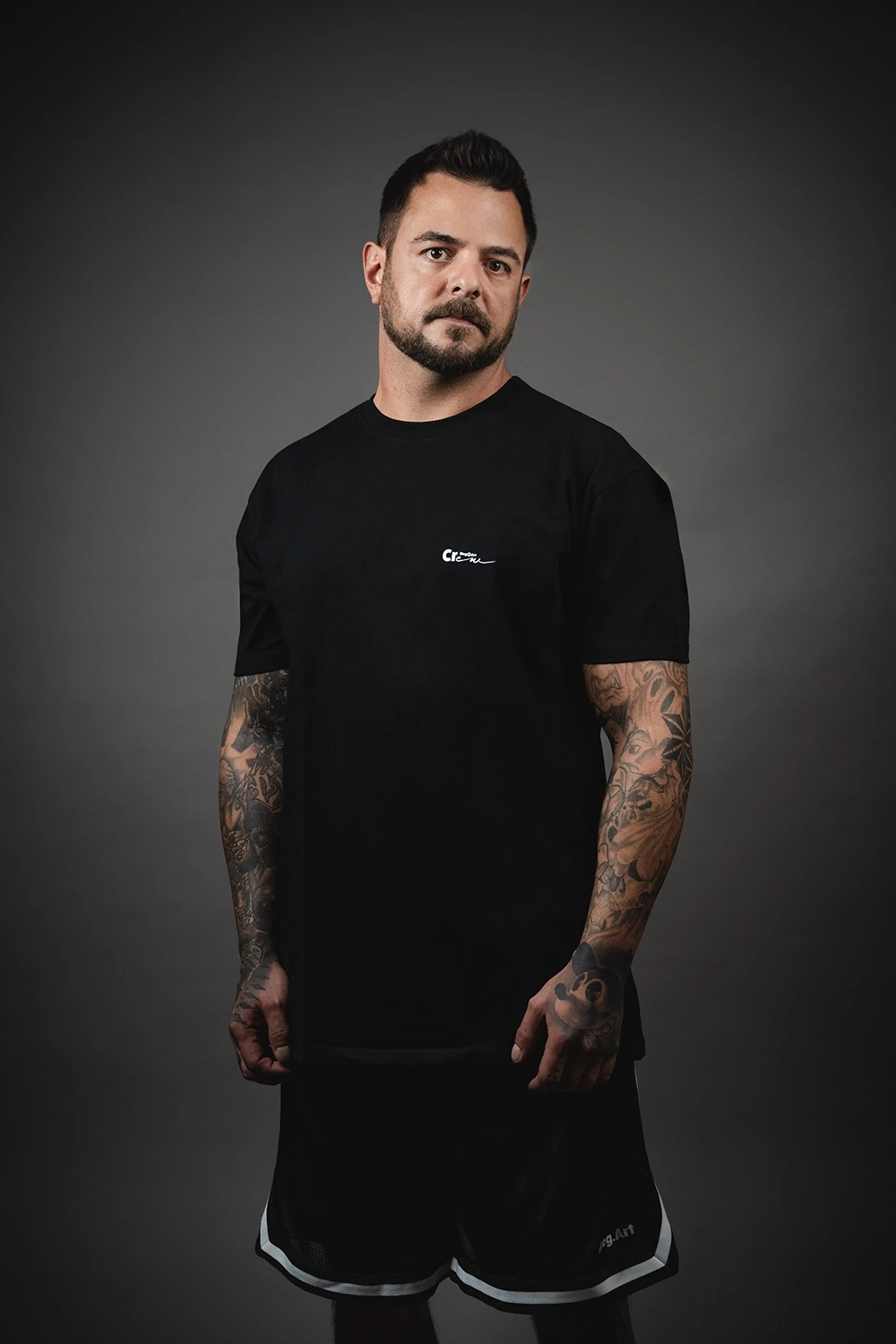Männer T-Shirt Crew black 1
