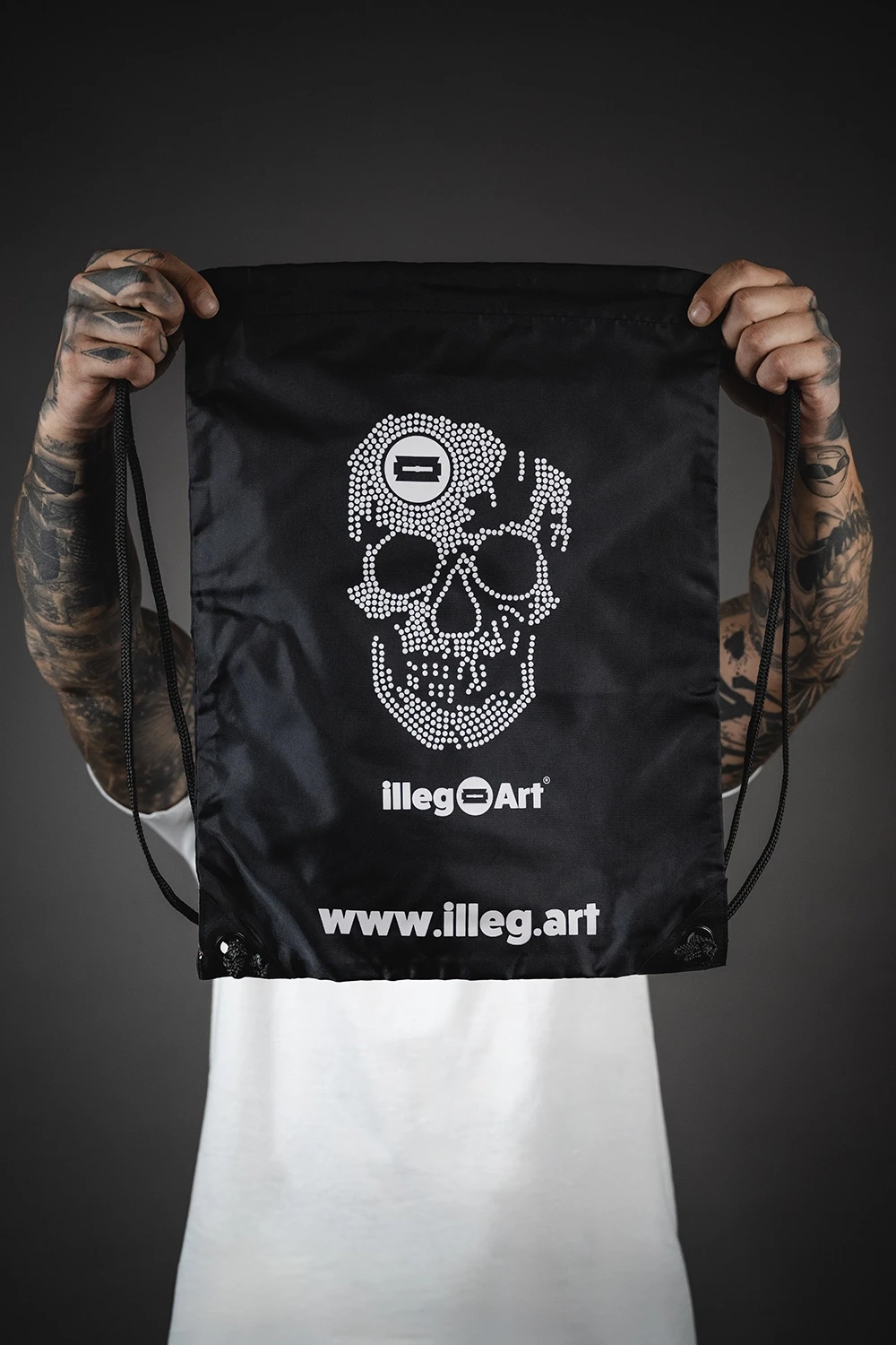 Ravebag Pillen-Totenkopf - 055-IA-ST-BA-BK-OS